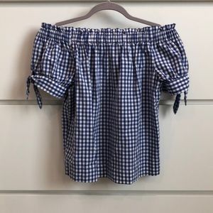 Jcrew off the shoulder top